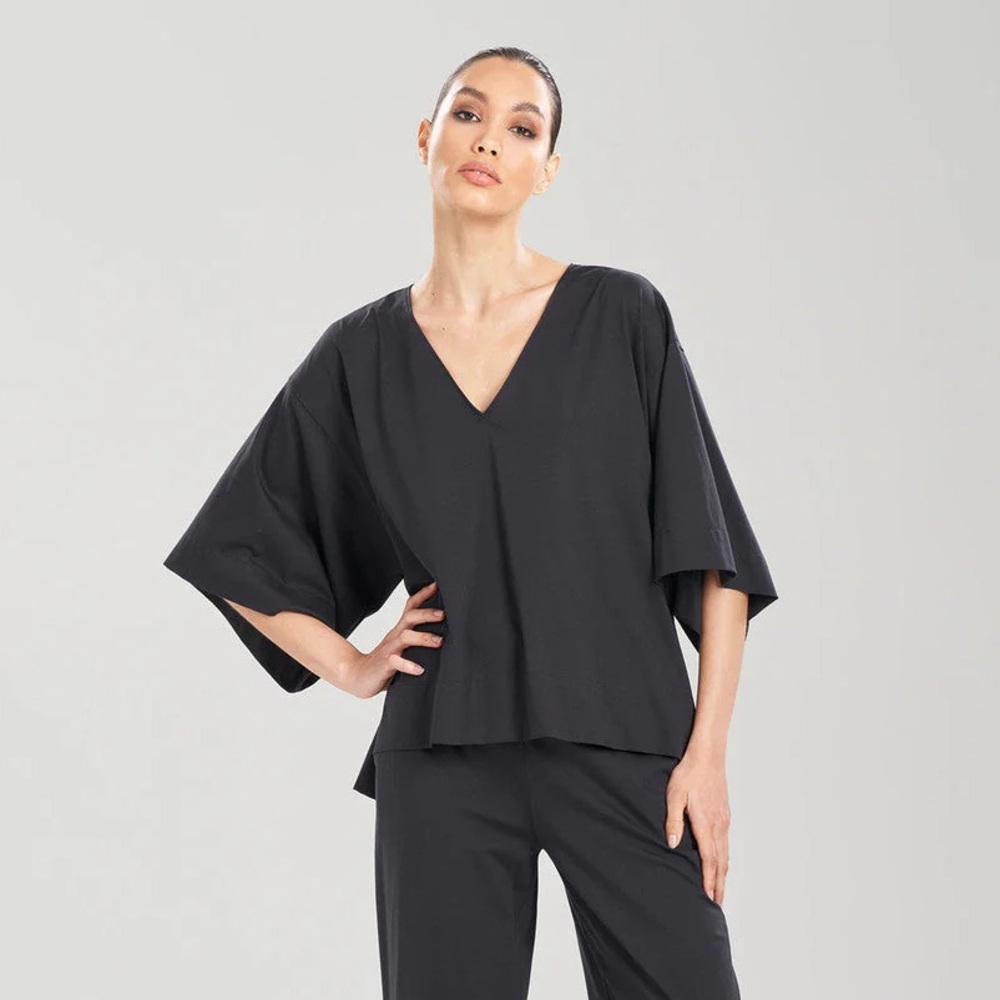 Natori Bliss V Neck Essentials Top